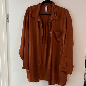 Stars Above Women’s Silk Button Up